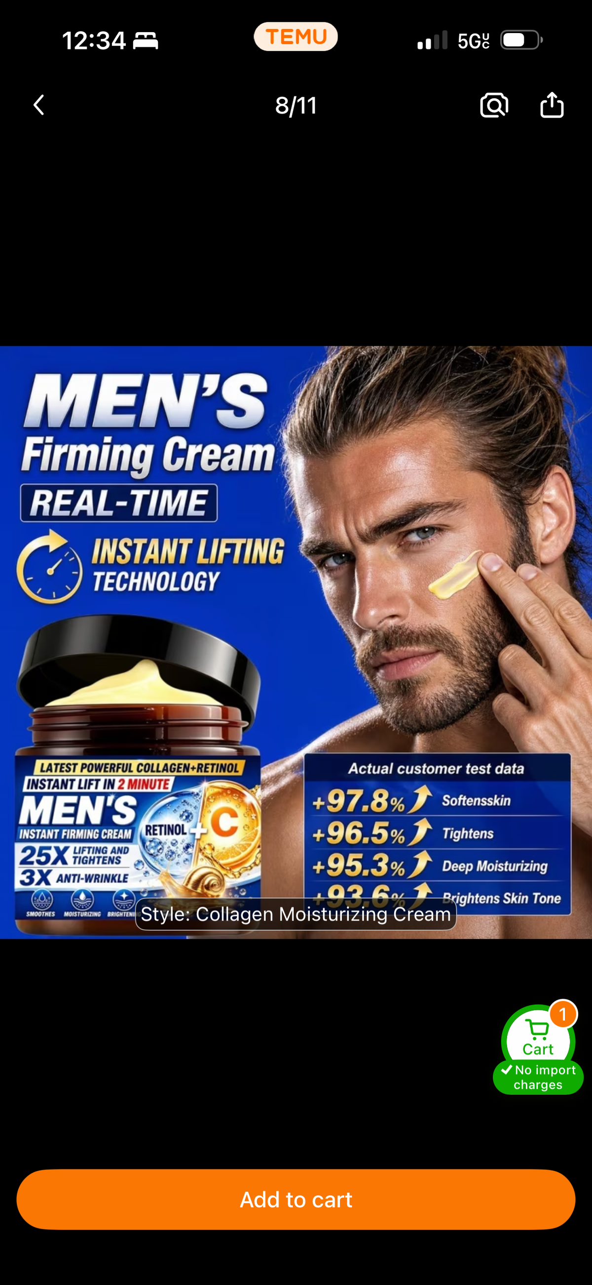 Men’s Age Defense™ – Collagen, Retinol & Vitamin C Firming Cream
