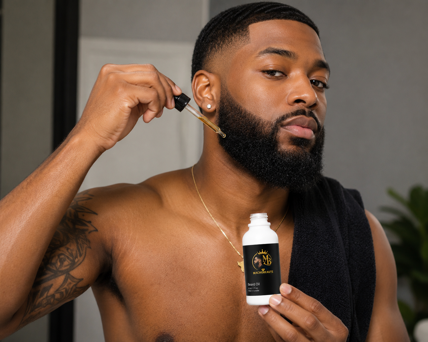 Beard Oil - Unscented huile a barbe lwil bab