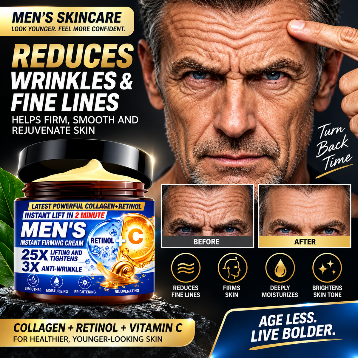 Men’s Complete Care Kit – Hair, Skin & Wave Grooming Set